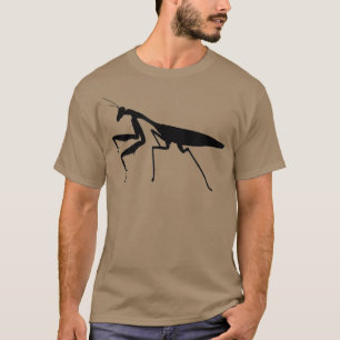 Cool Minimalist Insects Praying Mantis T-Shirt