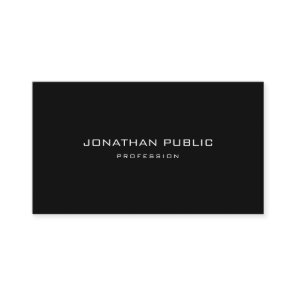 Cool Minimalist Modern Black And White Elegant Business Card Cool Minimalist Modern Black And White Elegant Business Card