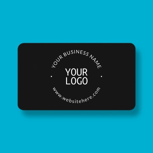 Cool minimalistic template   black business card