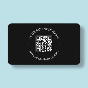 Cool minimalistic template   black business card