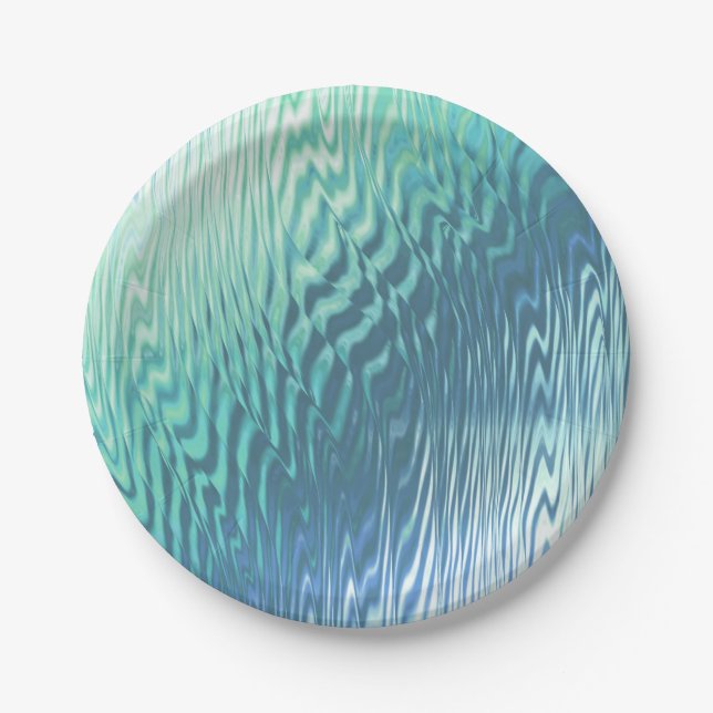 cool mint ripple : paper plates (Front)