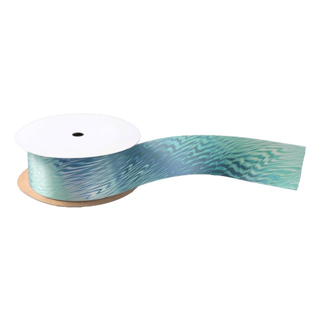 cool mint ripple : satin ribbon (Spool)