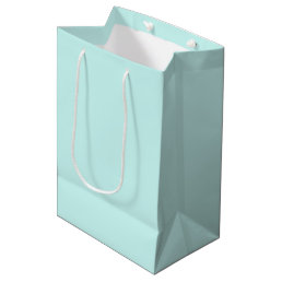 Cool Mint Wedding  Medium Gift Bag