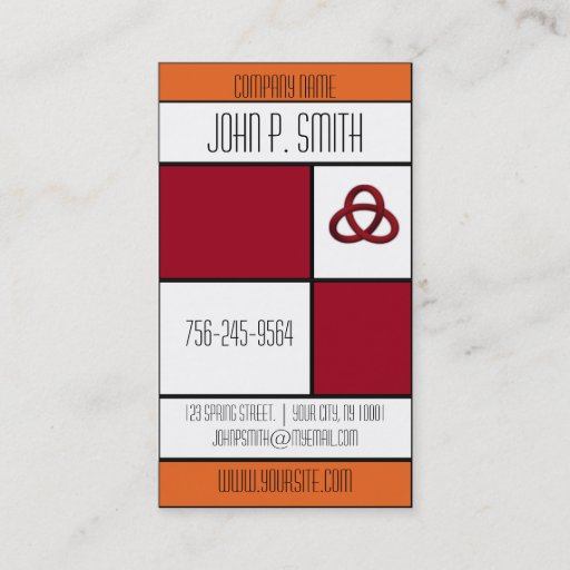 Customizable Cool Mod Professional Boxed Business Cards