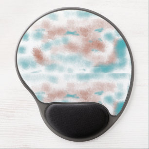 Cool Modern Abstract Clouds Gel Mousepad