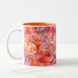 Cool Modern Abstract Coffee Cup Design
