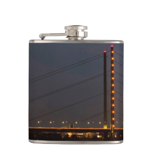 Cool, modern and urban Rheinkniebrucke Flask