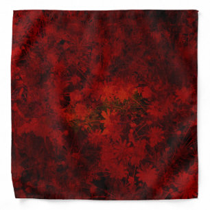 Cool, modern art of floral / flower pattern bandana