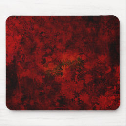 Cool, modern art of floral / flower pattern mouse pad