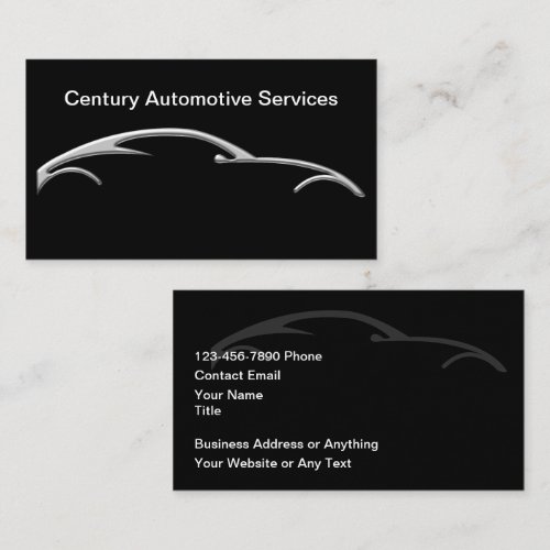 Cool Modern Automotive Business Cards New Design