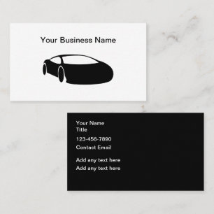 Cool Modern Automotive New Business Cards