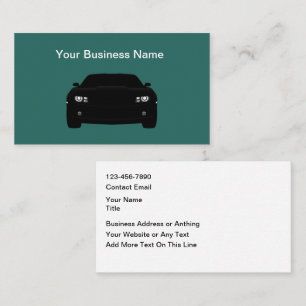 Cool Modern Automotive Services Business Cards
