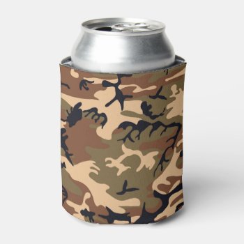 Cool Modern Camouflage Camo Design Can Cooler by biutiful at Zazzle