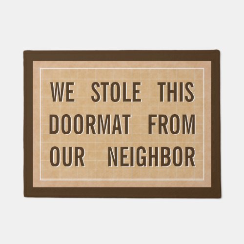 Cool Modern Chic Sassy Hilariously Funny Doormat