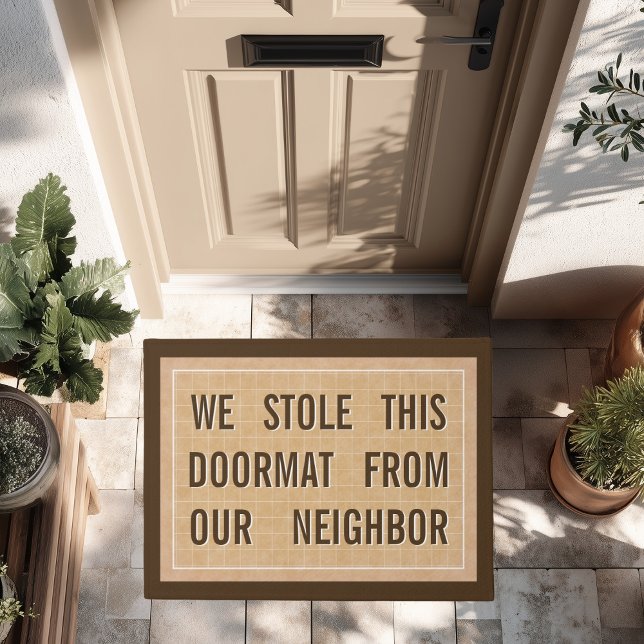 Cool Modern Chic Sassy Hilariously Funny Doormat (Creator Uploaded)
