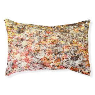 Cool, modern, colorful abstract background pet bed