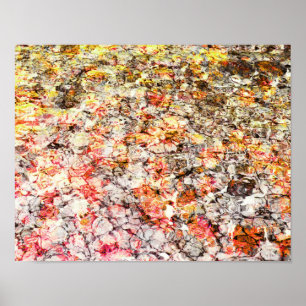 Cool, modern, colorful abstract background poster