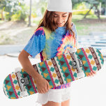 Cool Modern Colorful Tribal Pattern Skateboard<br><div class="desc">This modern design features a cool and trendy modern tribal pattern #skateboarding #skate #skateboard #skatelife #sk #skateboardingisfun #skater #skatepark #skateshop #skateeverydamnday #skateeverydamnday #skateboarder #skateboards #skating #life #skatergirl #trendy #cool #outdoor</div>