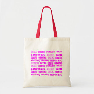 Cool Modern Design for Godmothers Positive Words Tote Bag