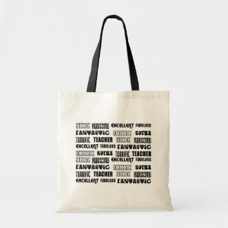 Cool Modern Design for Teachers : Positive Words Tote Bag