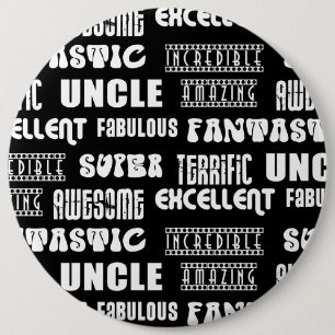 Cool Modern Design for Uncles : Positive Words Button
