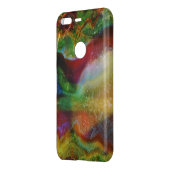 Cool Modern Earth Tones Agate Stone 4a Uncommon Google Pixel Case (Back/Left)