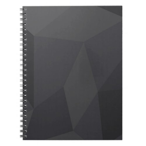 Cool modern elegant trendy trapezoid shapes notebook