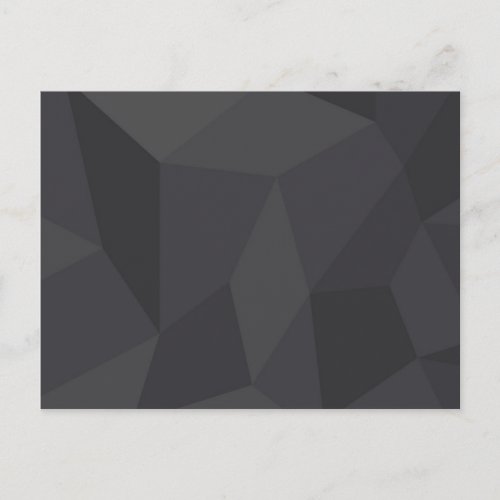 Cool modern elegant trendy trapezoid shapes postcard