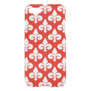Cool Modern Expression Fleur de lys Pattern iPhone SE/8/7 Case