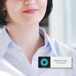 Cool Modern Eye Doctor Vision Center Name Tags