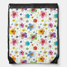 Cool Modern Flower Pattern Stylish Backpack