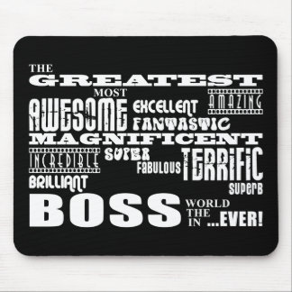 Cool Modern Fun Bosses : Greatest Boss Mouse Pad