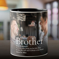 Cool Modern Fun Photo Best Brother Ever Definition