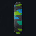 Cool Modern Geometric Abstract Pattern Skateboard<br><div class="desc">This modern design features a geometrical pattern in gray, teal, green and blue #gray #green #blue #teal #masculine #forguys #girly #geometrical #geometric #abstract #customgifts #custom #christmas #birthday #holidays #christmasgifts #holidaygifts #masculine #feminine #girly #stylish #chic #trendy #sports #outdoor #skate #skater #skateboard #skateboards #skateboarding #fun #cool #custom #christmas #birthday #giftsforhim #giftsforher #giftsforguys...</div>