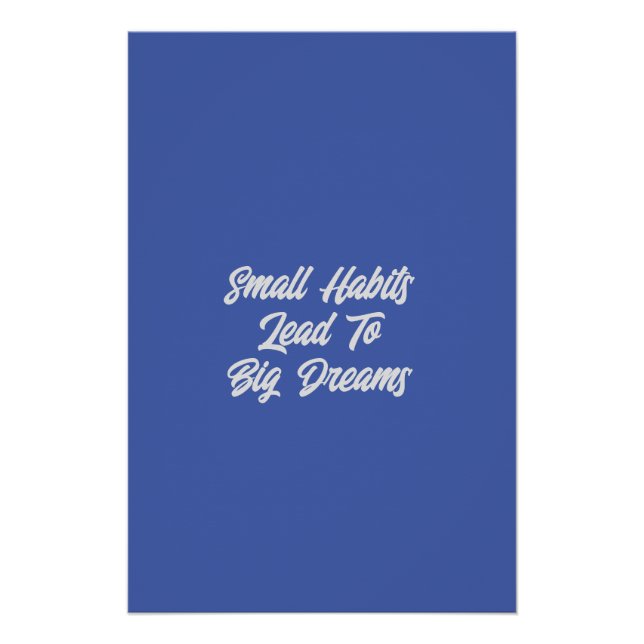 Cool Modern Inspirational Text Quote Men’s Poster (Front)