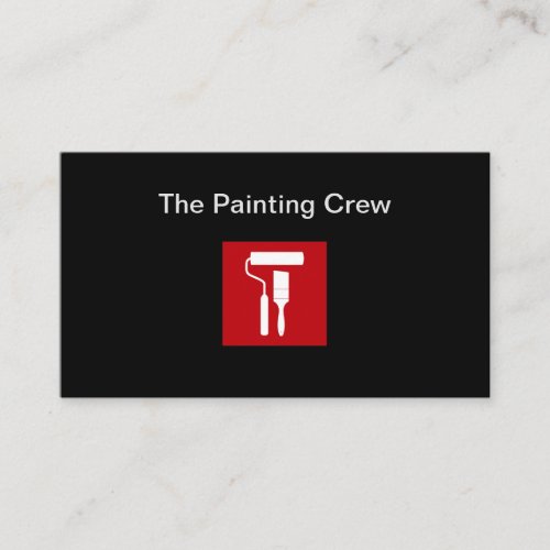 Cool Modern Painter Business Cards