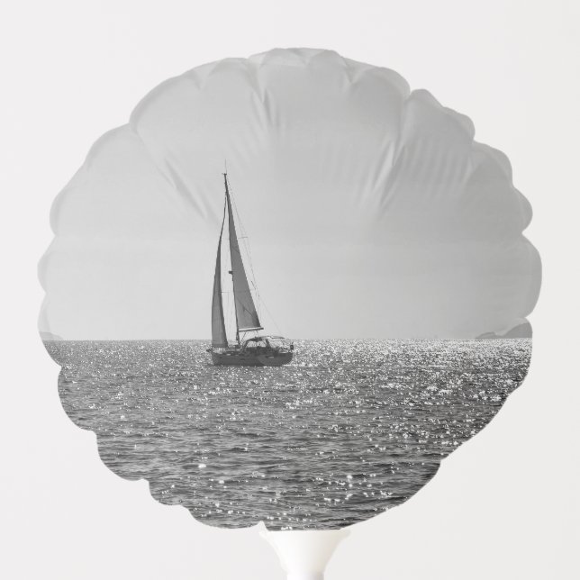 Cool modern photo of sail boat in summer balloon (Front)