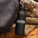 Cool Modern RAD DAD Custom Kid Names Fathers Day Stainless Steel Water Bottle<br><div class="desc">Introducing the perfect gift for any cool, modern, and rad dad out there - the Father's Day Cool Modern RAD DAD Custom Kid Names water bottle! This water bottle is a tribute to all the amazing dads who take pride in being fathers and love to show off their kids' names....</div>
