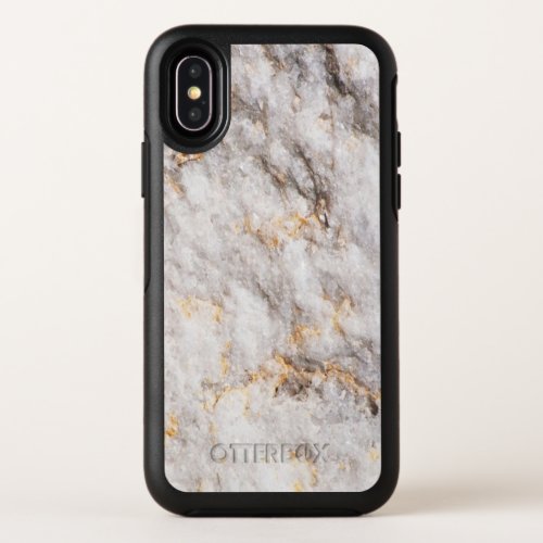 Cool Modern Stone Granite  Marble Texture OtterBox Symmetry iPhone XS Case