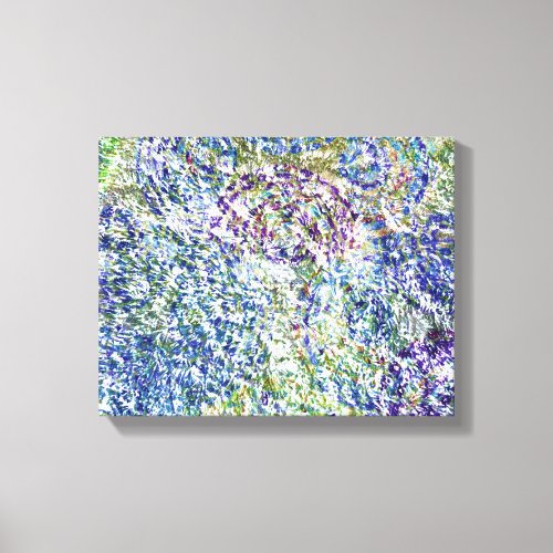 Cool modern trendy colorful abstract background canvas print