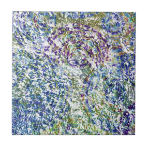 Cool, modern, trendy colorful abstract background ceramic tile