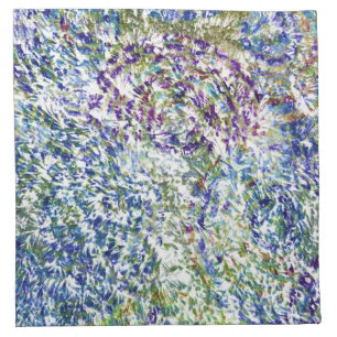 Cool, modern, trendy colorful abstract background cloth napkin