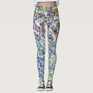 Cool, modern, trendy colorful abstract background leggings