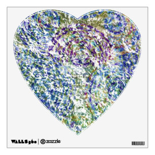 Cool, modern, trendy colorful abstract background wall decal