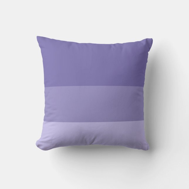 Cool Modern Trendy Periwinkle Blue Throw Pillow (Front)