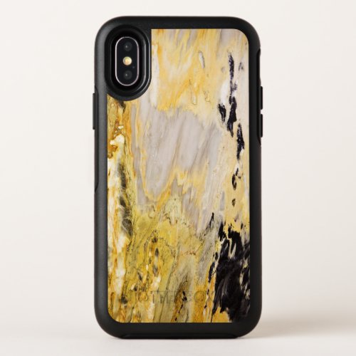 Cool Modern Trendy Stone  Marble Texture OtterBox Symmetry iPhone XS Case