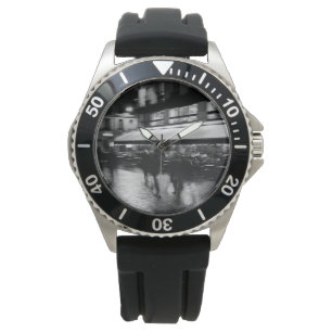 Cool, modern, urban blurry Paris Watch