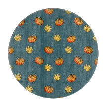 cool modern yellow pumpkin pattern lovers word art