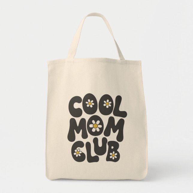 Cool mom club mother’s day  tote bag (Front)