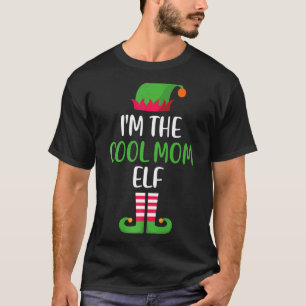 Cool Mom Elf Family Matching Christmas Group Funny T-Shirt